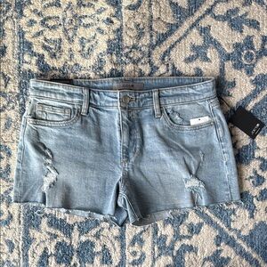 Joe’s Jeans Light Blue Distressed Denim Shorts size 29 NWT